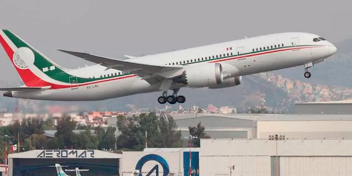 Avión presidencial despega desde el AICM tras su venta a Tayikistan 
