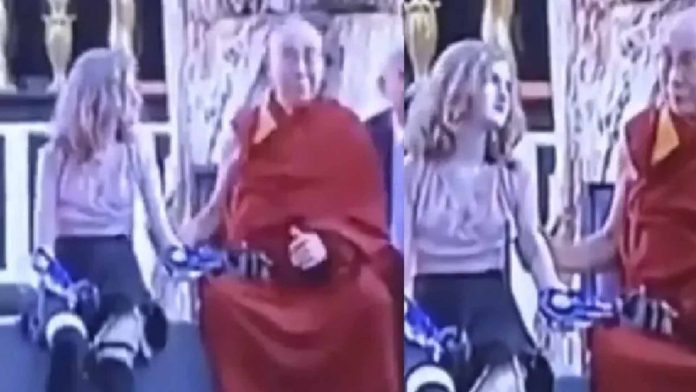 Dalai Lama nuevamente en polémica por acariciar a una niña