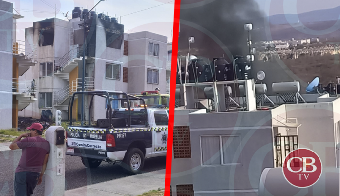 Llegaban a casa y la encuentran en llamas