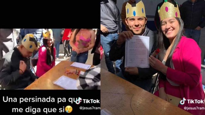 VIDEO: Alumno cumple su sueño y se casa con su profesora de prepa