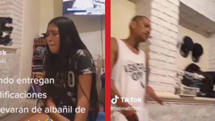 VIDEO: Joven reprueba y como ‘castigo’ su familia la pone a trabajar de albañil