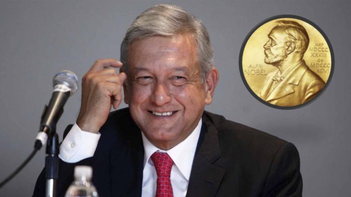 Proponen a AMLO al Premio Nobel de la Paz