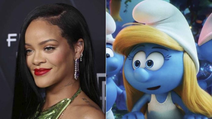 Rihanna será Pitufina en live action de Los Pitufos