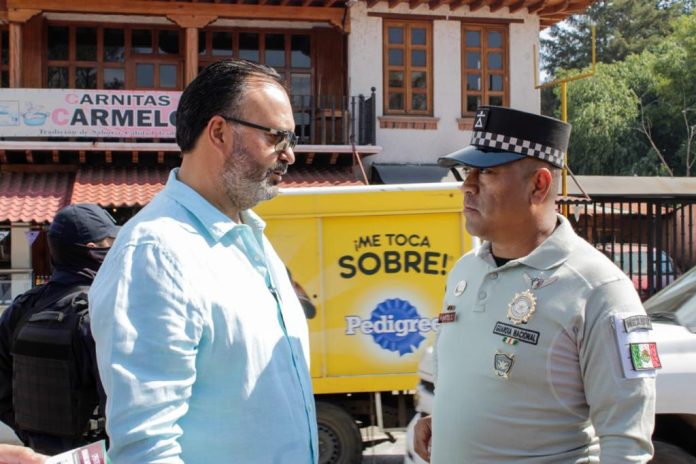 El Presidente Municipal de Pátzcuaro, Julio Arreola encabezó el arranque del operativo Semana Santa Segura 2023