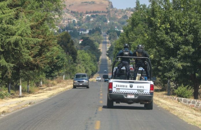 SSP y Sedena mantienen labores operativas en Cuitzeo