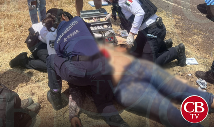 Motociclista herido al derrapar su moto en Capul