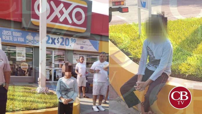 Olvidan a su hijo en una gasolinera de Apatzingán
