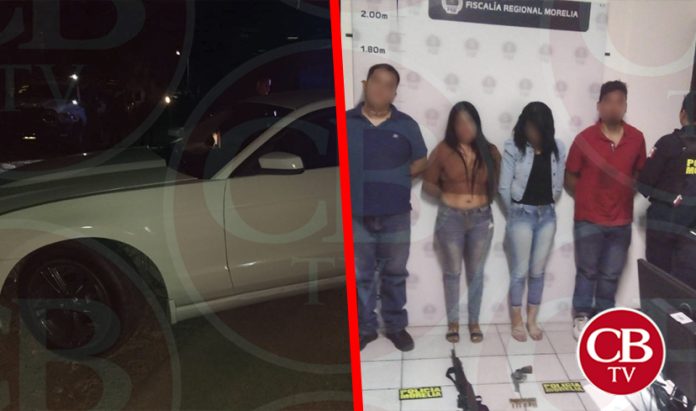 Dos parejas detenidas por agredir a balazos a la policía de Morelia