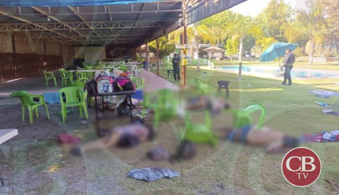 Circulan más fotografias de la masacre en balneario en Guanajuato 