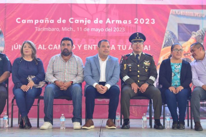 Inicia Sedena y Gobierno de Tarímbaro campaña de canje de armas