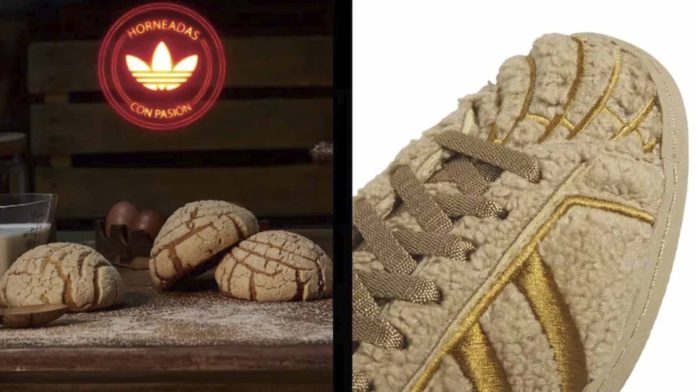 Adidas lanza ‘tenis concha’ y rinde homenaje al pan mexicano