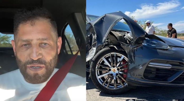 Pancho Barraza sufre accidente automovilístico