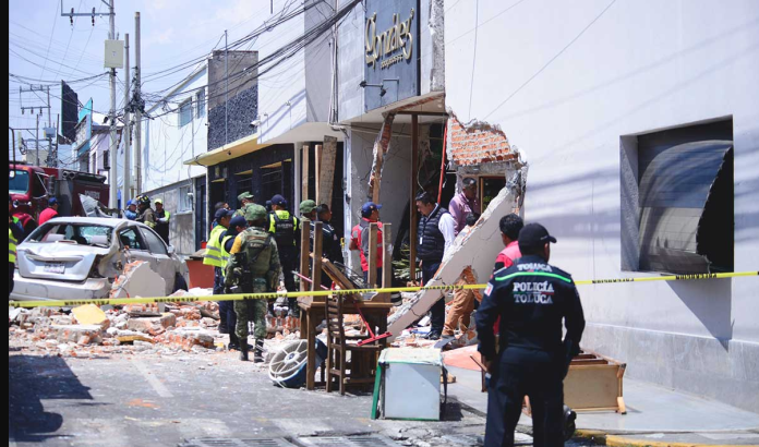 Video: Momento exacto de explosión en un local de comida en Toluca 