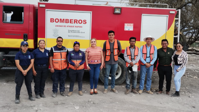 Incendio del basurero de Cuitzeo apagado al 100 por ciento