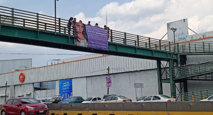 Se manifiestan familiares y colectivas feministas por los tres años de desaparición de Patty Paniagua