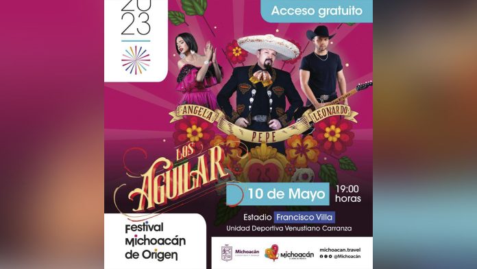 Concierto gratuito de los Aguilar, regalo del Gobierno de Michoacán por el Día de las Madres