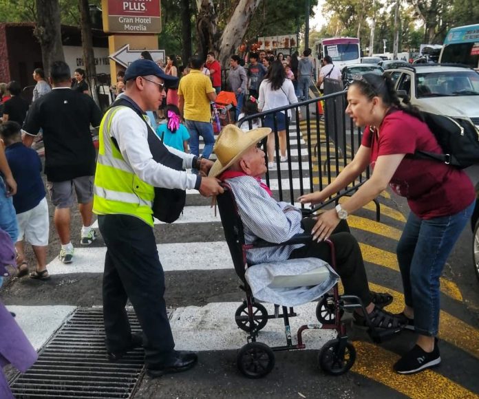 Tránsito y Movilidad de la SSP garantiza acceso seguro a personas con discapacidad, en Festival Michoacán de Origen