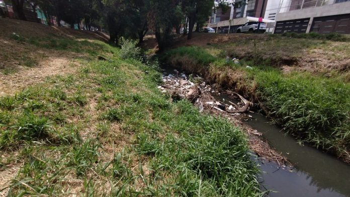 Basura, basura y más basura se encuentra en el Río Chiquito de Morelia