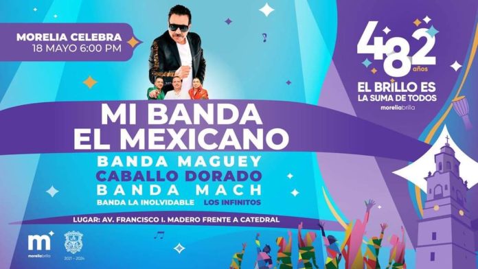 Festejan a Morelia con gran bailongo