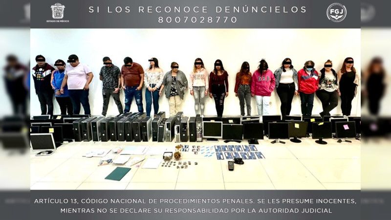 Capturan a 15 en cateo a call center de defraudadores bancarios en Nezahualcóyotl Capturan a 15 en cateo a call center de defraudadores bancarios en Nezahualcóyotl