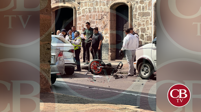 Un lesionado deja choque de moto y camioneta en Acueducto