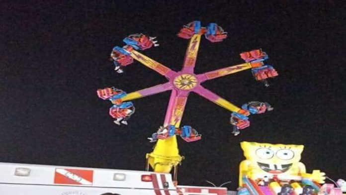 Juego mecánico colapsa