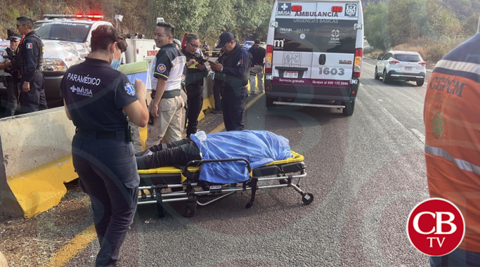 Ejecutan a un hombre a balazos en la carretera Morelia-Pátzcuaro