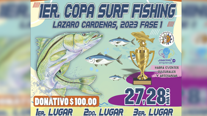 Invitan a participar en 1er. Copa Surf Fishing 2023