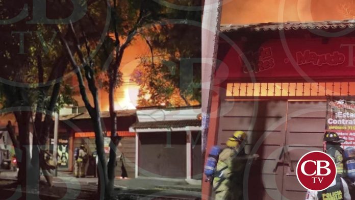 Se quema taquería en la avenida Camelinas de Morelia