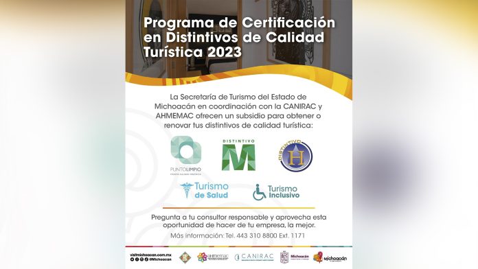 Sectur ofrece a empresas subsidios para certificaciones turísticas