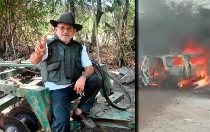 ¿Cuál fue el último mensaje de Hipólito Mora a sus seguidores y amigos?