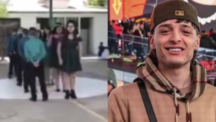 Alumnos bailan canción de Peso Pluma en graduación