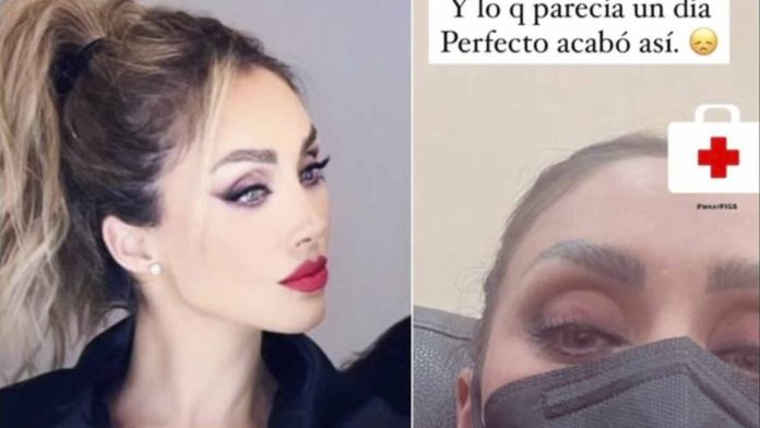 Anahí sufre accidente al realizar prueba de sonido