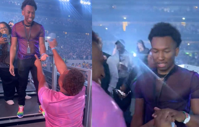 Pareja se compromete en pleno concierto de Beyoncé