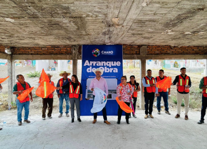 Arranca Chava Cortés la construcción de cinco obras más, pertenecientes al POP Charo 2023