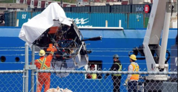 Recuperan los restos materiales del sumergible Titán