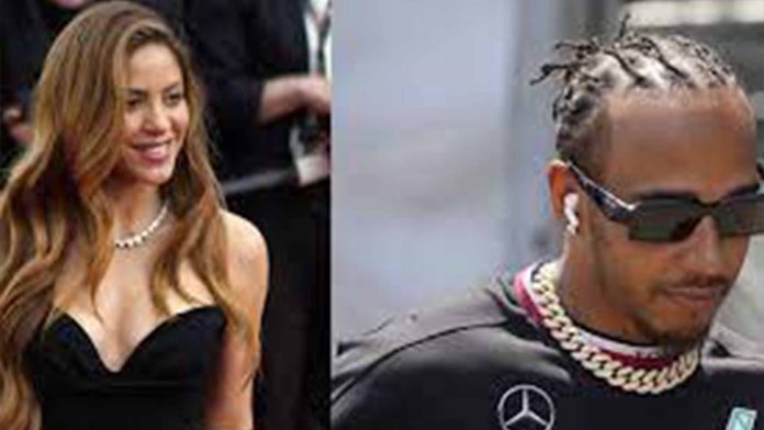 Confirman que Shakira y Lewis Hamilton están saliendo