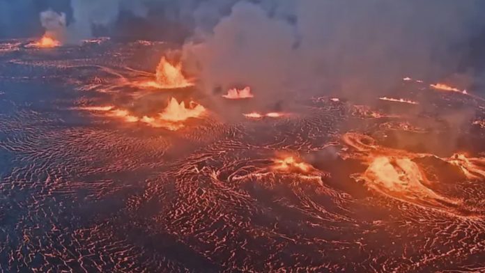 Entra en erupción el volcán Kilauea en Hawaii