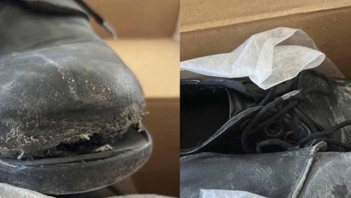 Profesora le regaló zapatos nuevo a un alumno que los tenía muy rotos