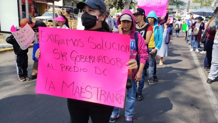 Exigen viviendas dignas habitantes de Lomas de la Maestranza