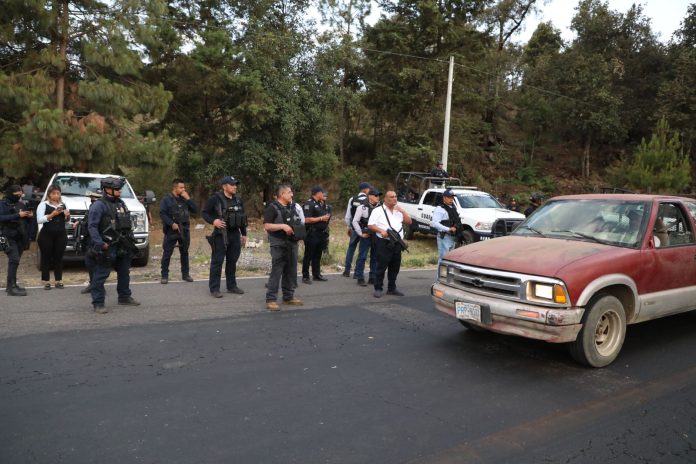 SSP, Sedena y Guardia Nacional garantizan libre tránsito en Uruapan