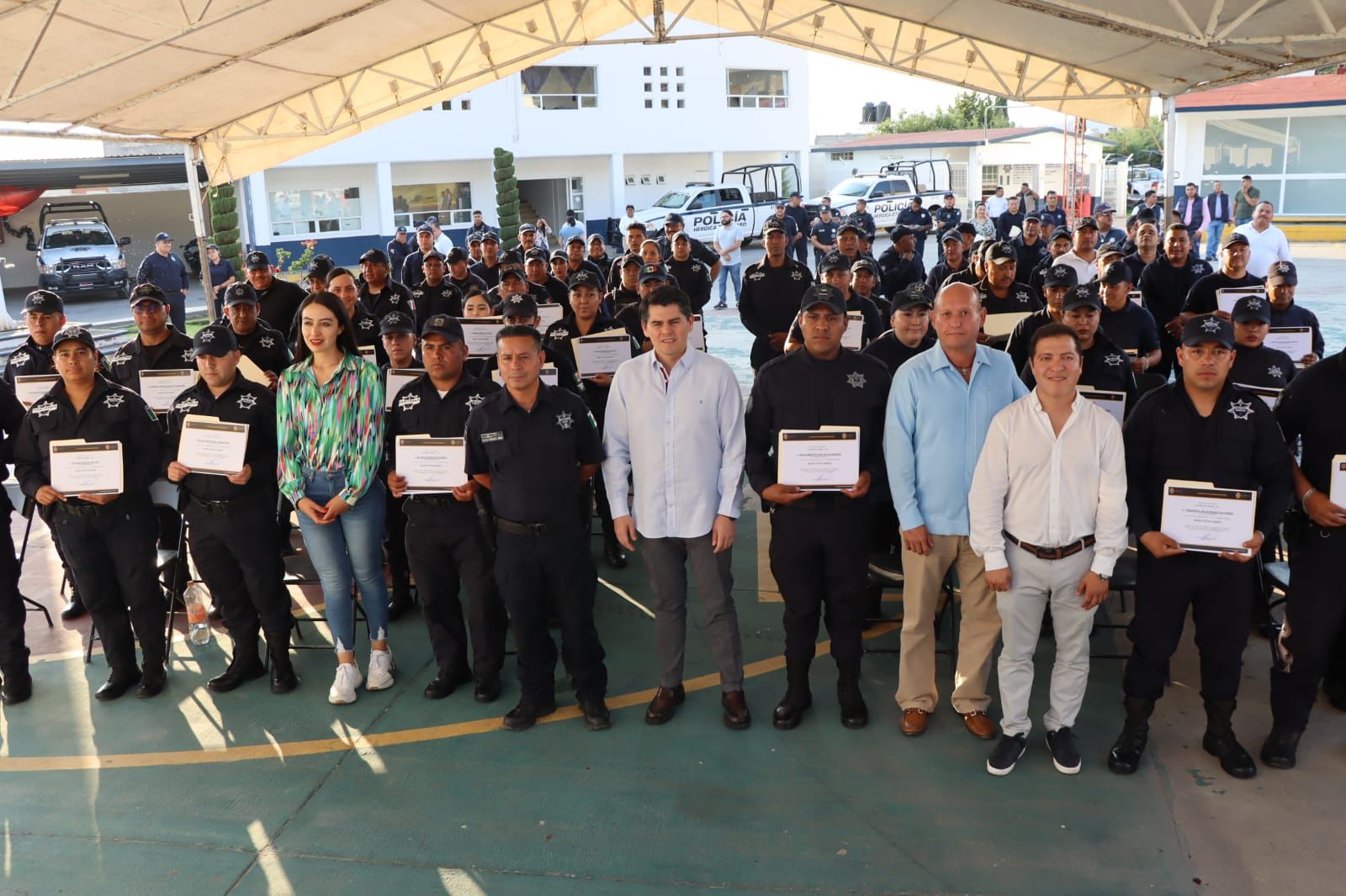 Más de 150 elementos de seguridad pública reciben certificaciones Más de 150 elementos de seguridad pública reciben certificaciones