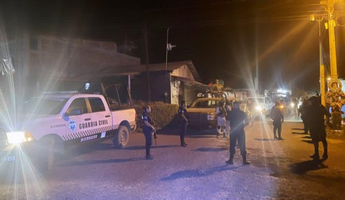 SP y Sedena despliegan labores operativas en la región Pátzcuaro