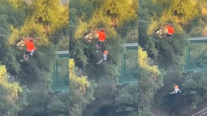 Infante de 6 años cae de tirolesa en Parque Fundidora