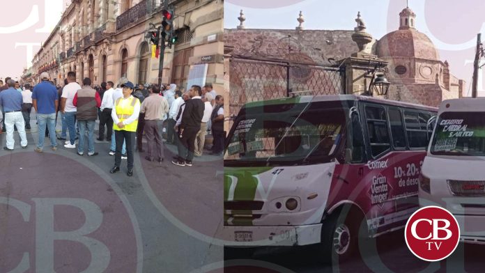 Transportista desquician Morelia con bloqueos viales
