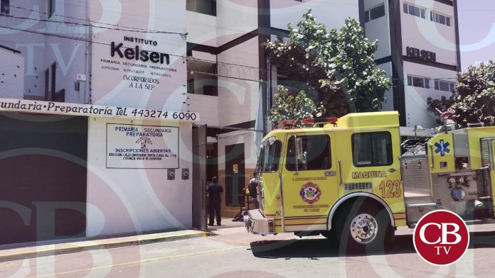Evacúan alumnos de una escuela en Morelia por fuga de gas