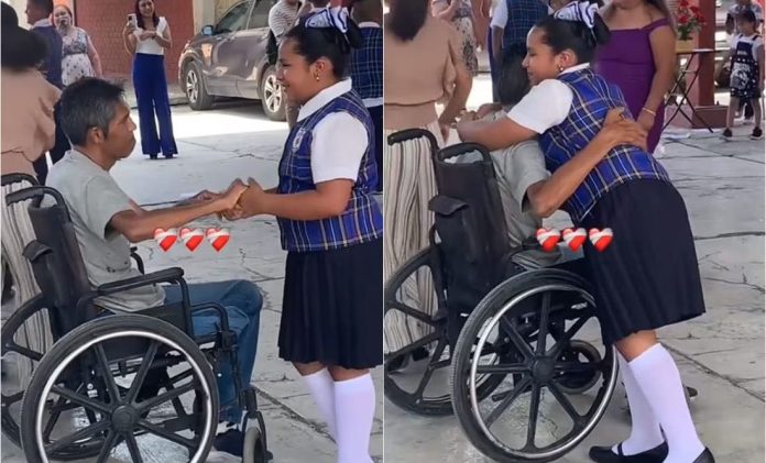 Video: papá invalido baila con su hija y conmueve las redes