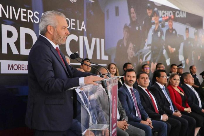 Con Guardia Civil, en Michoacán hay resultados: Bedolla