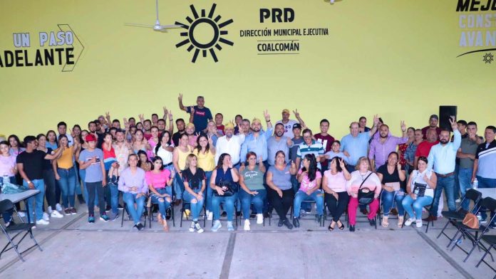 Establece Octavio Ocampo compromiso de refrendar triunfo en Coalcomán