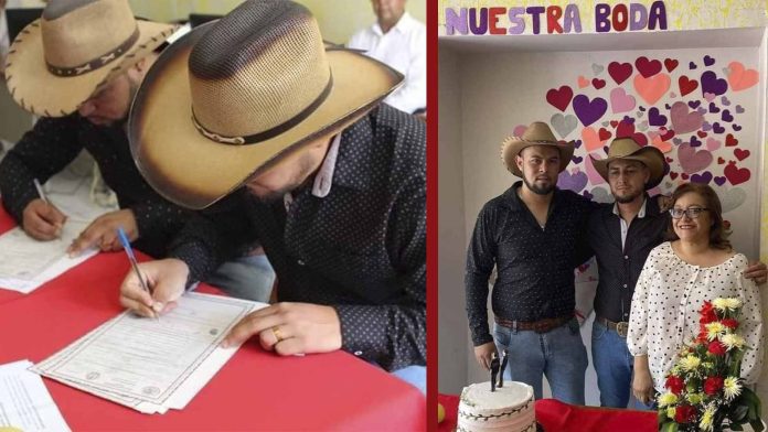 Compadres se divorcian de sus esposas para casarse entre ellos